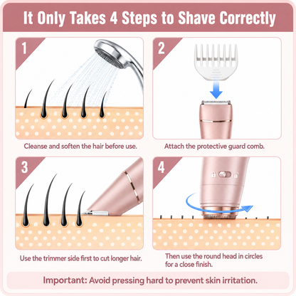 Sevori™ IPX7 2-in-1 Bikini Trimmer