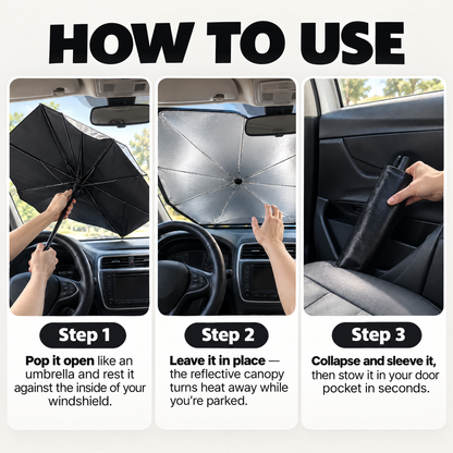ShadeShield™ Car Windshield Umbrella
