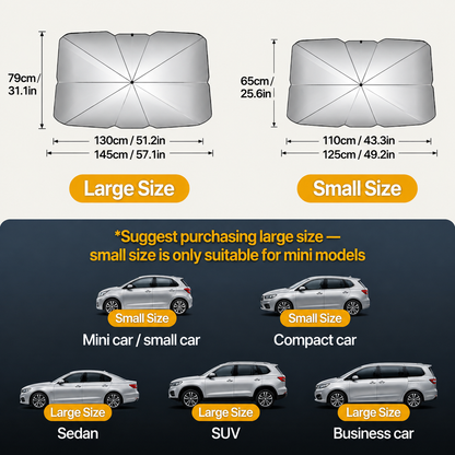 ShadeShield™ Car Windshield Umbrella