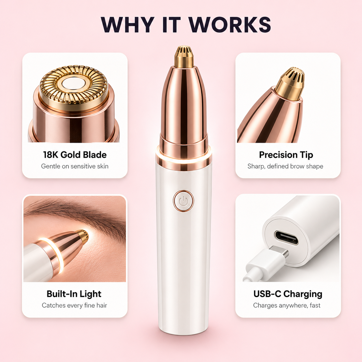 Sevori™ 2-in-1 Facial Razor